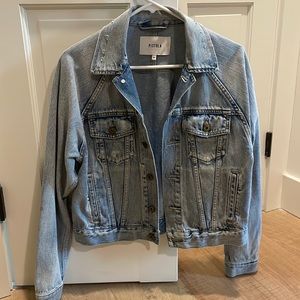 Pistola slightly cropped jean jacket